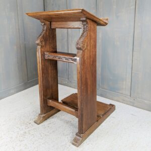 Tall Antique Baroque Carved Prie Dieu Prayer Desk from the Savoy Royal Chapel (SOLD)