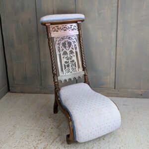 Beautifully Upholstered Prie Dieu Chair (SOLD)