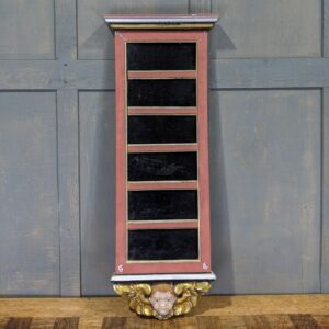 Vintage Six Hymnboard with Putti at Base from St Francis North London (SOLD)
