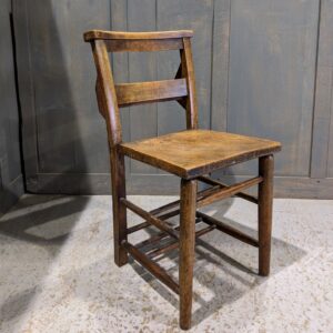 Primrose Hill Classic Early 1900's Elm & Beech Church Chairs with Racks (SOLD)
