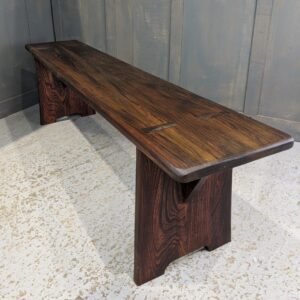Made to Measure Oak Bench Made from Old Church Pew Seats from Brownshills Baptist Church