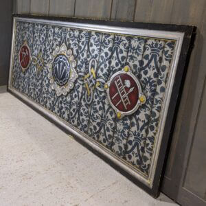 Spectacular Painted Wooden Altar Frontal from St Francis North London (SOLD)