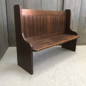 Oak High Back Church Chapel Pew (SOLD)