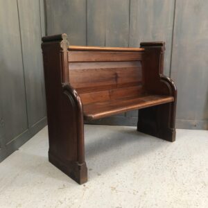 Pitch Pine 1875 Church Chapel Pew (SOLD)