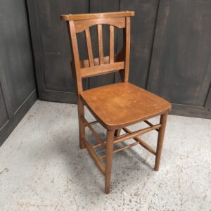 Classic Antique Slatback Church Chapel Chairs from Battle (SOLD)