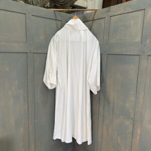 Large Plain White Alb with Hood (SOLD)