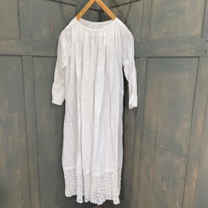 Large White Linen Alb with Lace Detail (SOLD)