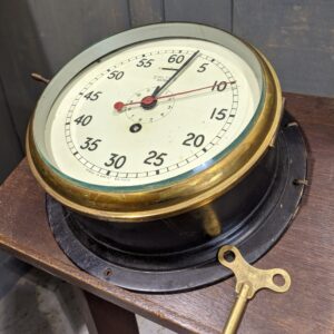 Military Issue Vintage Smiths Astral Marine 8" Ships Bulkhead Royal Navy Clock (SOLD)
