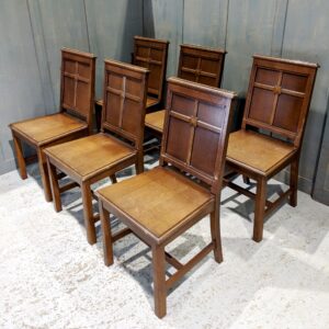Duxford URC Vintage Oak Ministers Chairs (SOLD)