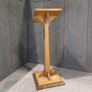 1966 Vintage Pale Oak Pedestal Lectern from Duxford URC (SOLD)
