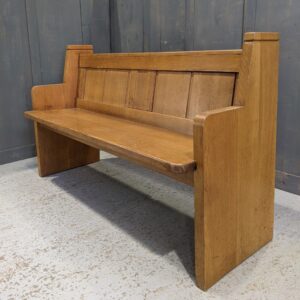 St George's Army Church Chapel Irish Guards Oak Pews Benches (SOLD)
