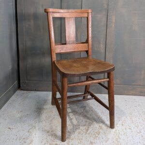 1932 Extra Strong Elm & Beech 'Splatback' Church Chapel Chairs (SOLD)
