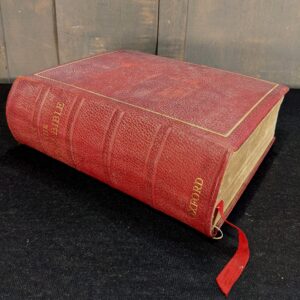 Large Red Leather Bound Church Lectern Oxford Bible (SOLD)