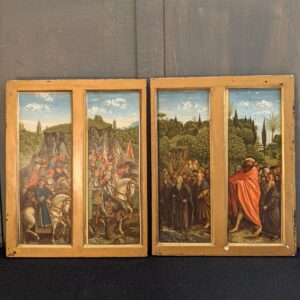 1870 Arundel Society Framed Lithographs Unglazed after Van Eyck Original (SOLD)