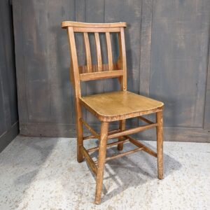 Liverpool 1960's Vintage Beech Slatback Church Chapel Chairs (SOLD)