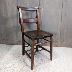Dark Brown 1950's Vintage Luton Classic Church Chapel Chairs (SOLD)