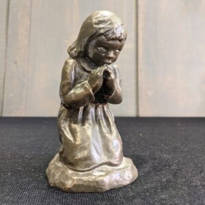 1980's Vintage German Resin Figure of a Praying Child (SOLD)