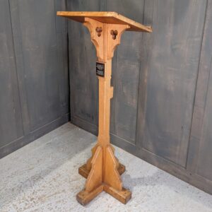 Classic Styled Oak Pedestal Church Lectern from Bandon Hill Methodist Church (SOLD)