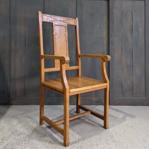 Oak 1960's Vintage Church Ministers Chair from Bandon Hill Methodist Church (SOLD)
