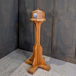 Portable Oak Baptismal Font from Bandon Hill Methodist Church (SOLD)