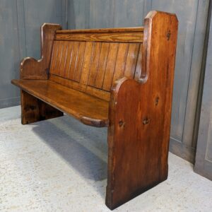 1901 Victorian Pitch Pine Pews Benches from Ebenezer Primitive Methodist Church Durham (SOLD)