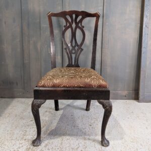 Original High Quality Antique George III Mahogany Side Chair (SOLD)