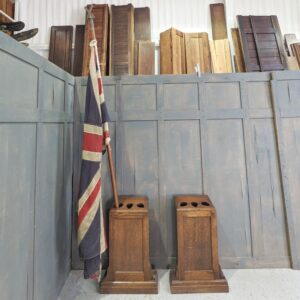 Vintage Oak Flag Holders Display Boxes (SOLD)