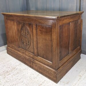 Medium to Large 1930's Vintage Oak IHS Altar from St George's Bournemouth (SOLD)