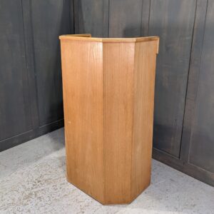 1960's Vintage Post Modern Oak & Ply Lectern Ambo Reading Desk (SOLD)