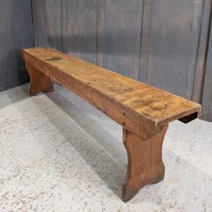 1960's Hardwood Character Driven School Bench (SOLD)
