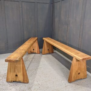 Simple Modern Ultra Stable Pine Benches (SOLD)