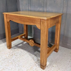 Simple Oak Mid Century Small Church Altar Table or Communion Table (SOLD)