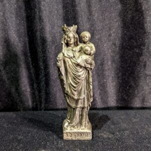 Our Lady of Notre Dame Paris Religious Statue in Metal (SOLD)