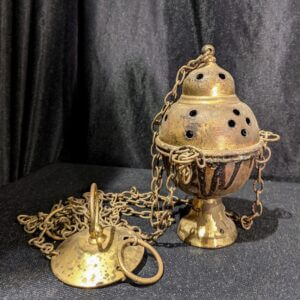 Vintage Very Well Used Church Incense Burner Thurbile Censer (SOLD)