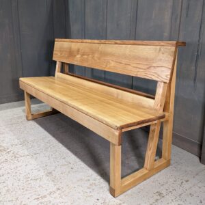 Modern Oak Broad Back Church Chapel Pews Benches (SOLD)