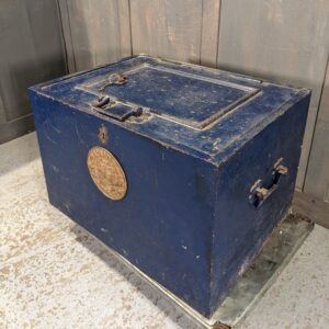 Victorian Manageable Size Fireproof Steel Strongbox (SOLD)