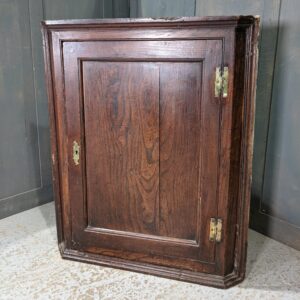 George IV Oak Corner Cupboard with Pine Interior (SOLD)