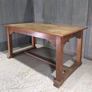 Decorative Vintage Solid Oak Refectory Style Church Altar Communion Table from Newcastle Under Lyme (SOLD)