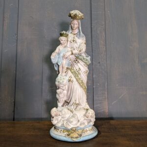 Antique French Religious Madonna Statue Our Lady of Victories (SOLD)