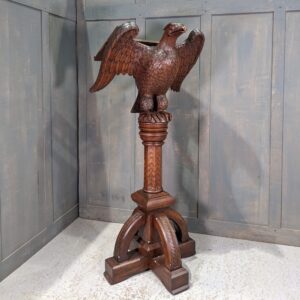 1877 Carved Oak Eagle Church Lectern from St Mary's Great Sankey (SOLD)