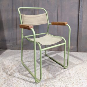 Classic 'Cox' Green Tubular Metal Umpire Chair (SOLD)