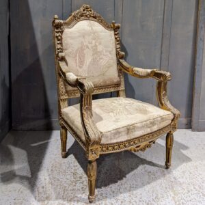 Louis XIV Fin de Siecle Belle Epoque Grand Armchair (SOLD)