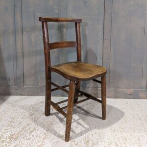 St Teilo's Cardiff Antique Elm & Beech Church Chapel Chairs (SOLD)