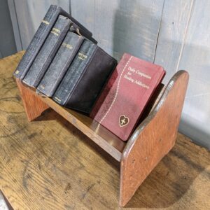Small Vintage Oak Book Rack Holder (SOLD)