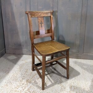 Bourton-on-the Water 1960's Vintage Catholic Cross Church Chapel Chairs (SOLD)