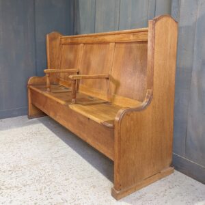 Three Seater Benches Pews from The Susan Street Synagogue in Eastbourne (SOLD)