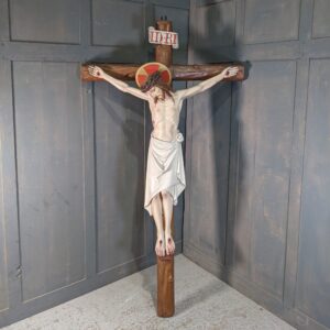 Stunning Very Large Antique Crucifix from French Convent (SOLD)