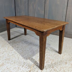 Small Vintage Oak Coffee Table from Knightcote Village Church (SOLD)