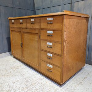 Massive Multi-Drawer Vintage Church Plan Vestment Chest (SOLD)