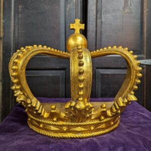 Stunning Outsize Decorative Golden Crown (SOLD)